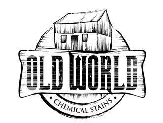 Old world Chemical Stains logo design by shere