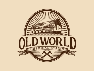 Old world Chemical Stains logo design by jaize