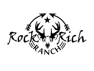 Rock Rich Ranch logo design by uttam