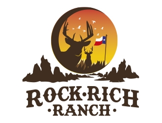 Rock Rich Ranch logo design by Eliben