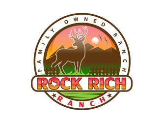 Rock Rich Ranch logo design by LogoInvent