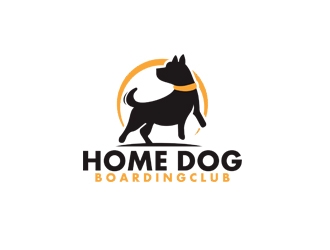 Home Dog Boarding Club logo design by rahmatillah11
