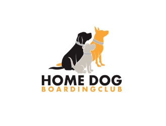 Home Dog Boarding Club logo design by rahmatillah11
