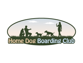Home Dog Boarding Club logo design by JJlcool