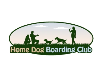 Home Dog Boarding Club logo design by JJlcool