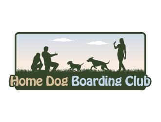 Home Dog Boarding Club logo design by JJlcool
