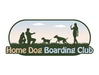 Home Dog Boarding Club logo design by JJlcool