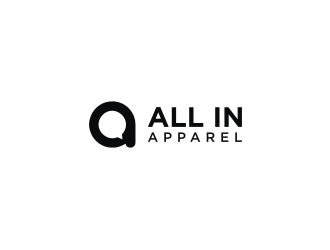 All In Apparel logo design by mbamboex