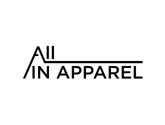 All In Apparel logo design by nurul_rizkon