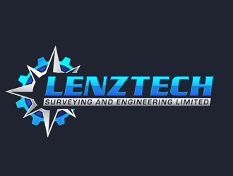 Lenztech Surveying and Engineering Limited logo design by DreamLogoDesign