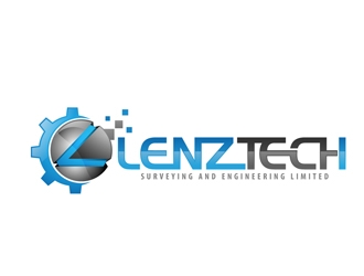 Lenztech Surveying and Engineering Limited logo design by DreamLogoDesign