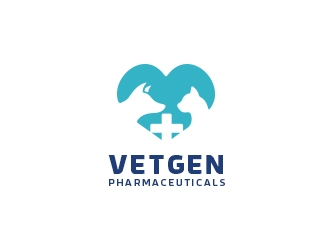 VetGenPharmaceuticals logo design by K-Designs