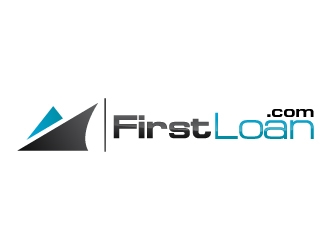 FirstLoan.com logo design by uttam