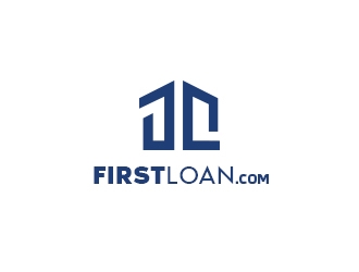 FirstLoan.com logo design by K-Designs