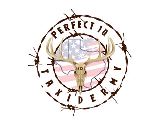 Perfect 10 Taxidermy logo design by LogoInvent
