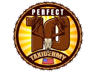 Perfect 10 Taxidermy logo design by uttam