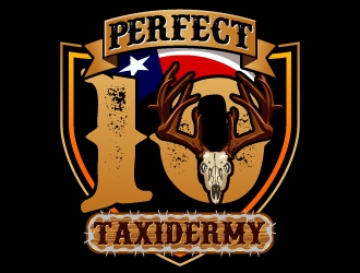 Perfect 10 Taxidermy logo design by uttam