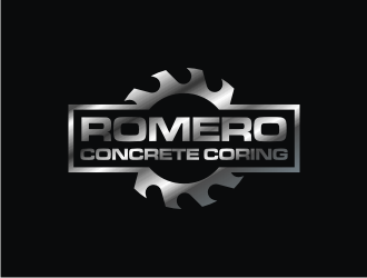 Romero concrete coring logo design by R-art