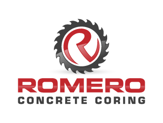 Romero concrete coring logo design by akilis13
