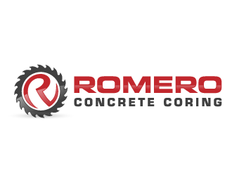 Romero concrete coring logo design by akilis13