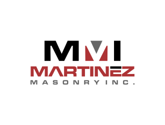 Martinez Masonry Inc. logo design by oke2angconcept