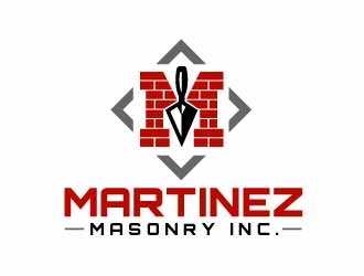 Martinez Masonry Inc. logo design by SOLARFLARE