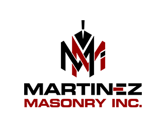 Martinez Masonry Inc. logo design by Leebu