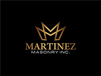 Martinez Masonry Inc. logo design by hole