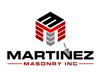 Martinez Masonry Inc. logo design by cintoko