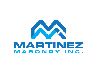 Martinez Masonry Inc. logo design by mhala