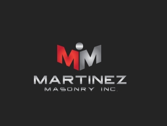 Martinez Masonry Inc. logo design by K-Designs