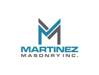 Martinez Masonry Inc. logo design by Meyda
