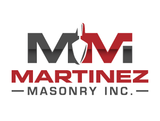 Martinez Masonry Inc. logo design by akilis13