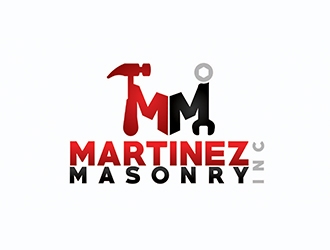 Martinez Masonry Inc. logo design by Suvendu