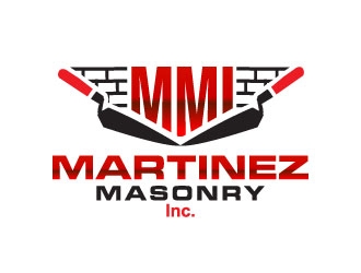 Martinez Masonry Inc. logo design by Foxcody