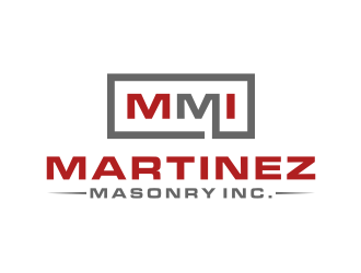 Martinez Masonry Inc. logo design by nurul_rizkon