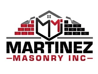 Martinez Masonry Inc. logo design by shere