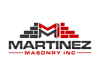 Martinez Masonry Inc. logo design by evdesign