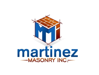 Martinez Masonry Inc. logo design by DreamLogoDesign