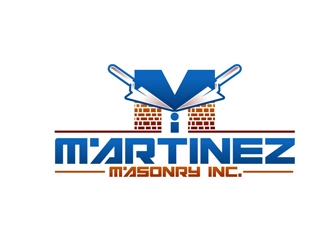 Martinez Masonry Inc. logo design by DreamLogoDesign