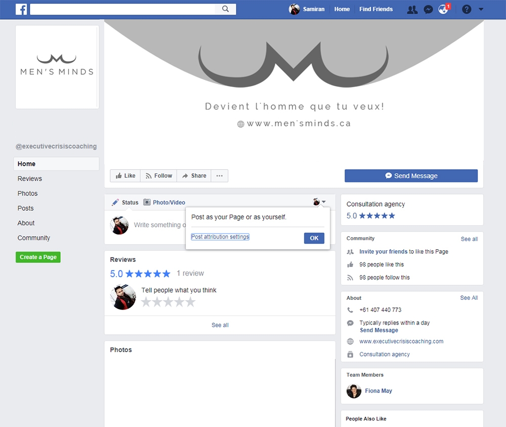 Mens Mind logo design by SmartDesigner