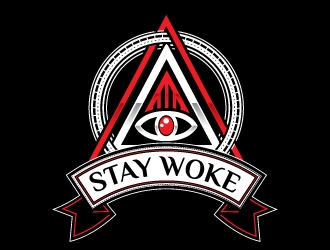 Stay Woke logo design by Godvibes