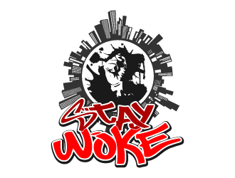 Stay Woke logo design by fastsev