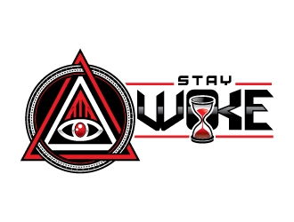 Stay Woke logo design by Godvibes