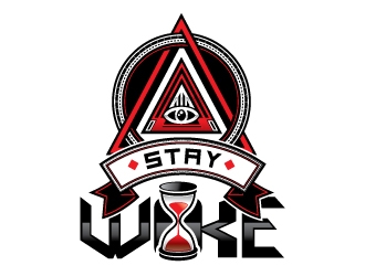 Stay Woke logo design by Godvibes