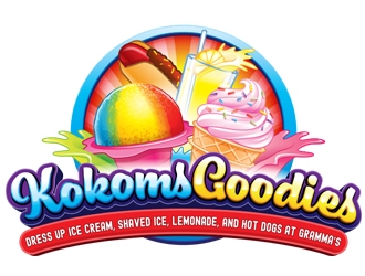 Kokoms Goodies logo design by ZedArts