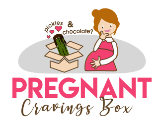 Pregnant Cravings Box Logo Design
