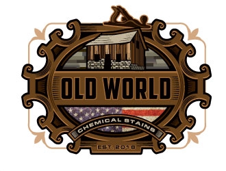 Old world Chemical Stains logo design by REDCROW