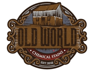 Old world Chemical Stains logo design by shere