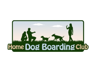 Home Dog Boarding Club logo design by JJlcool